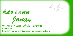 adrienn jonas business card