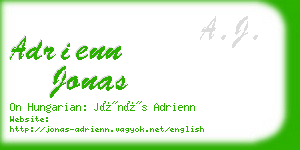 adrienn jonas business card